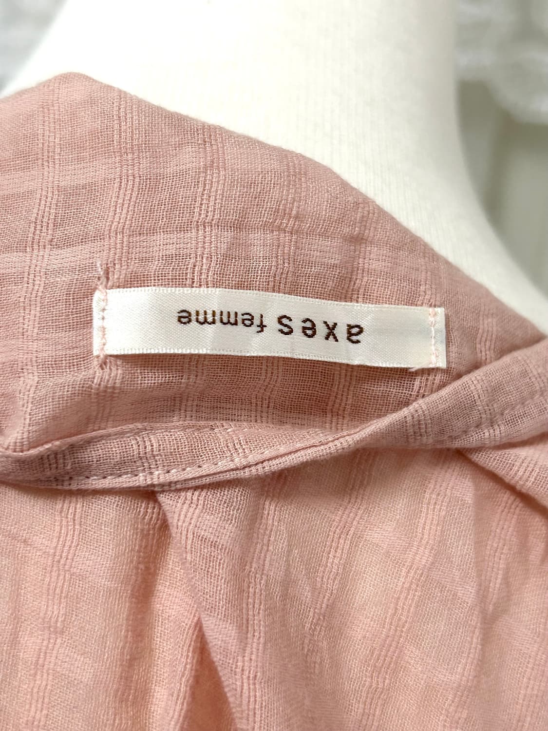 💗엑시즈팜 딸기우유 핑크 큐빅레이스 케이프 블라우스 히메갸루 페어리 상품이미지2