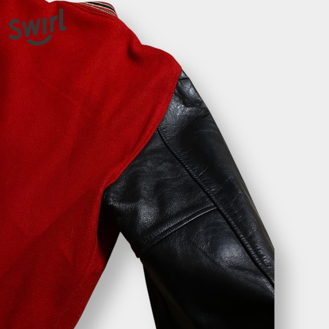 🌊50s Butwin leather arm varsity 상품이미지5