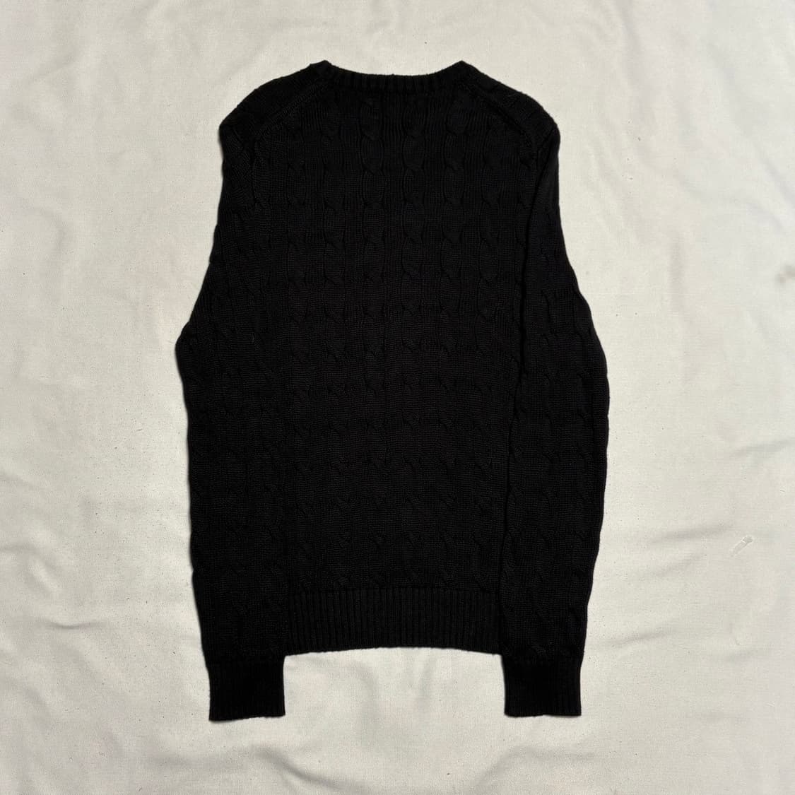 S 폴로랄프로렌 블랙 케이블 니트 상품이미지3