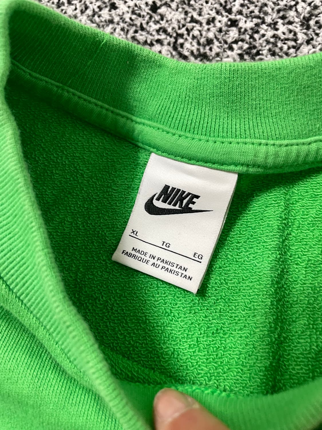 빈티지9. 나이키 NSW 오레곤 크루넥 맨투맨 스웻셔츠 그린 스파크 상품이미지3