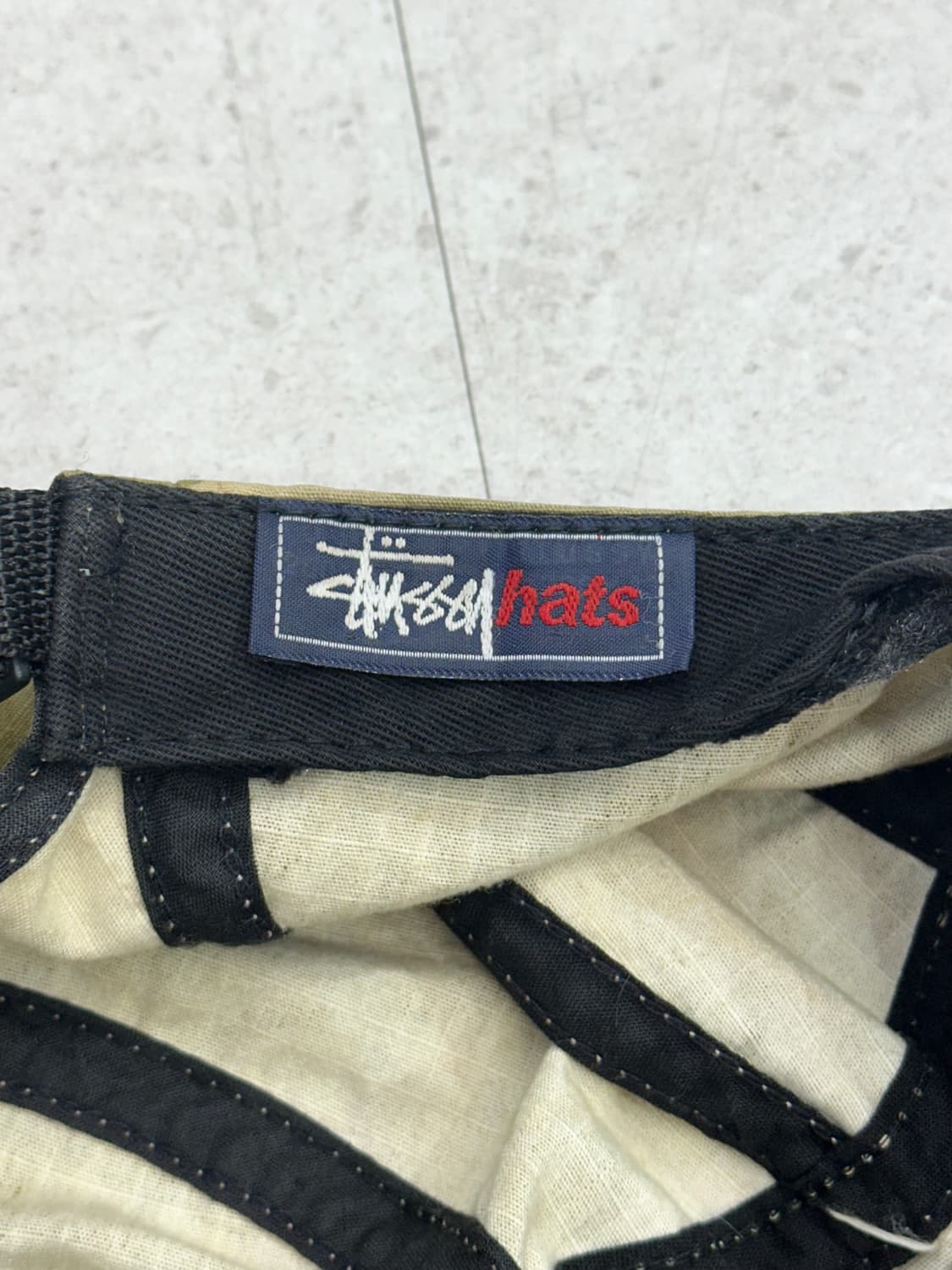 90s Stussy 스투시 카모 캡 상품이미지6