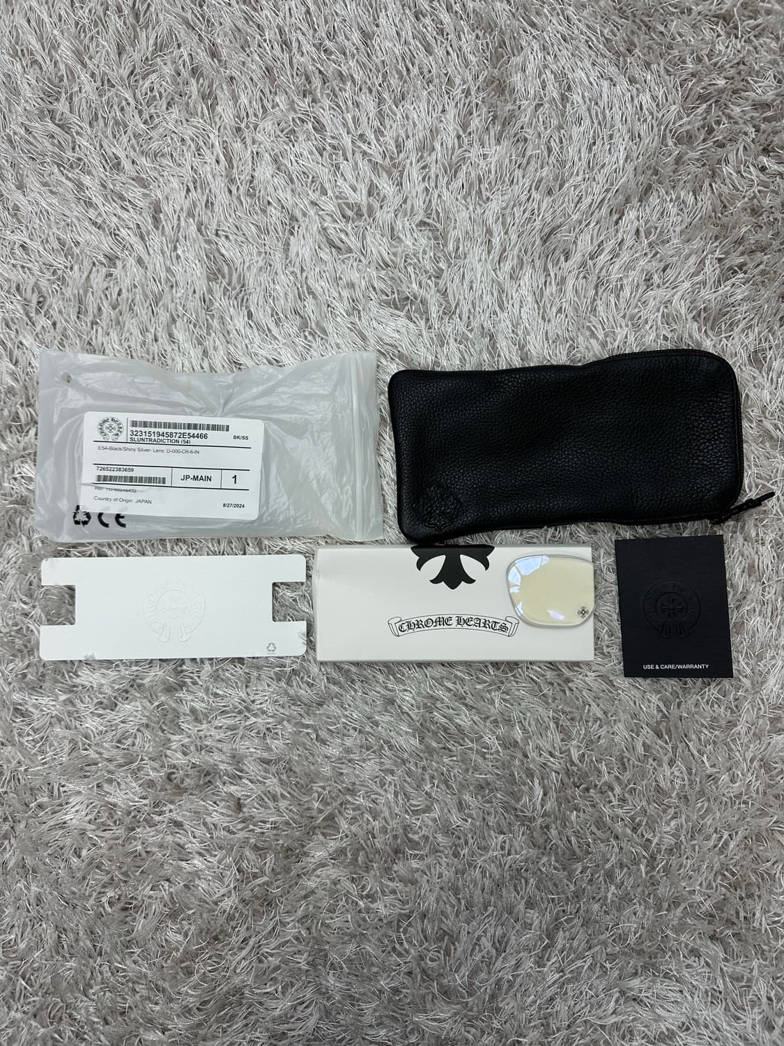 [54mm] 정품 크롬하츠 슬런트레딕션 블랙/샤이니 실버 상품이미지2