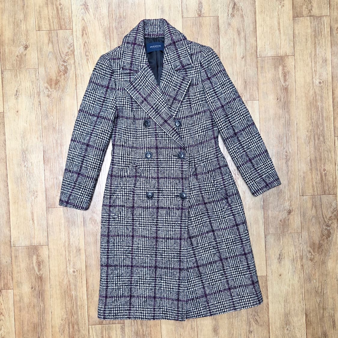 모조에스핀(MOJO.S.PHINE) 체크 더블코트 55 상품이미지3