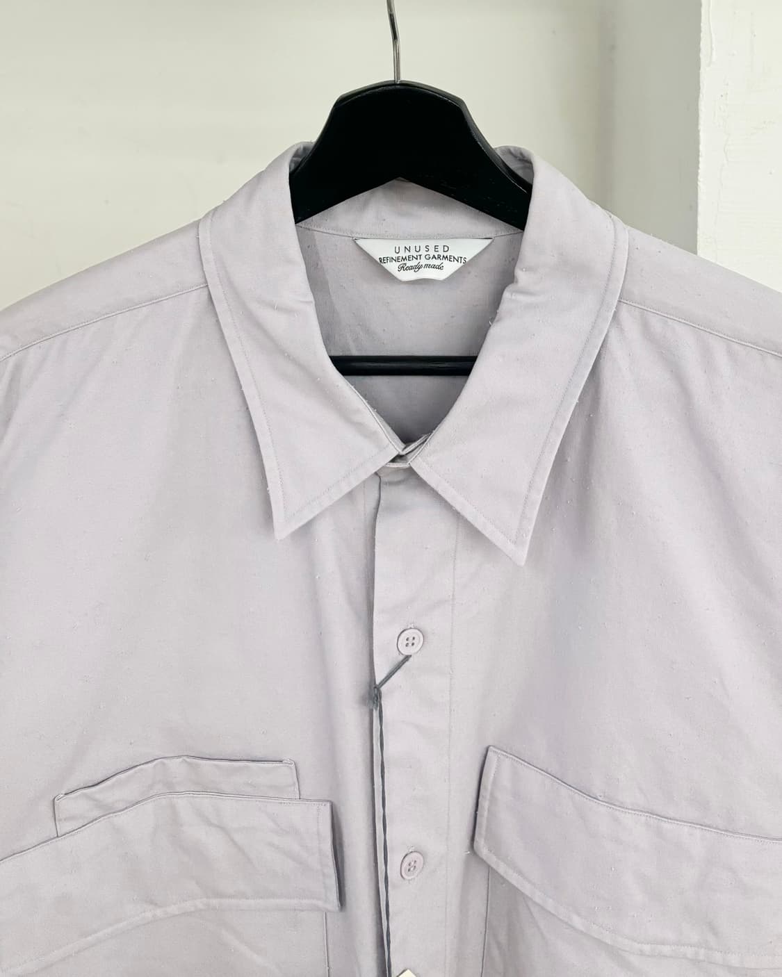 언유즈드 라벤더 20ss 플랩 포켓 셔츠 상품이미지2