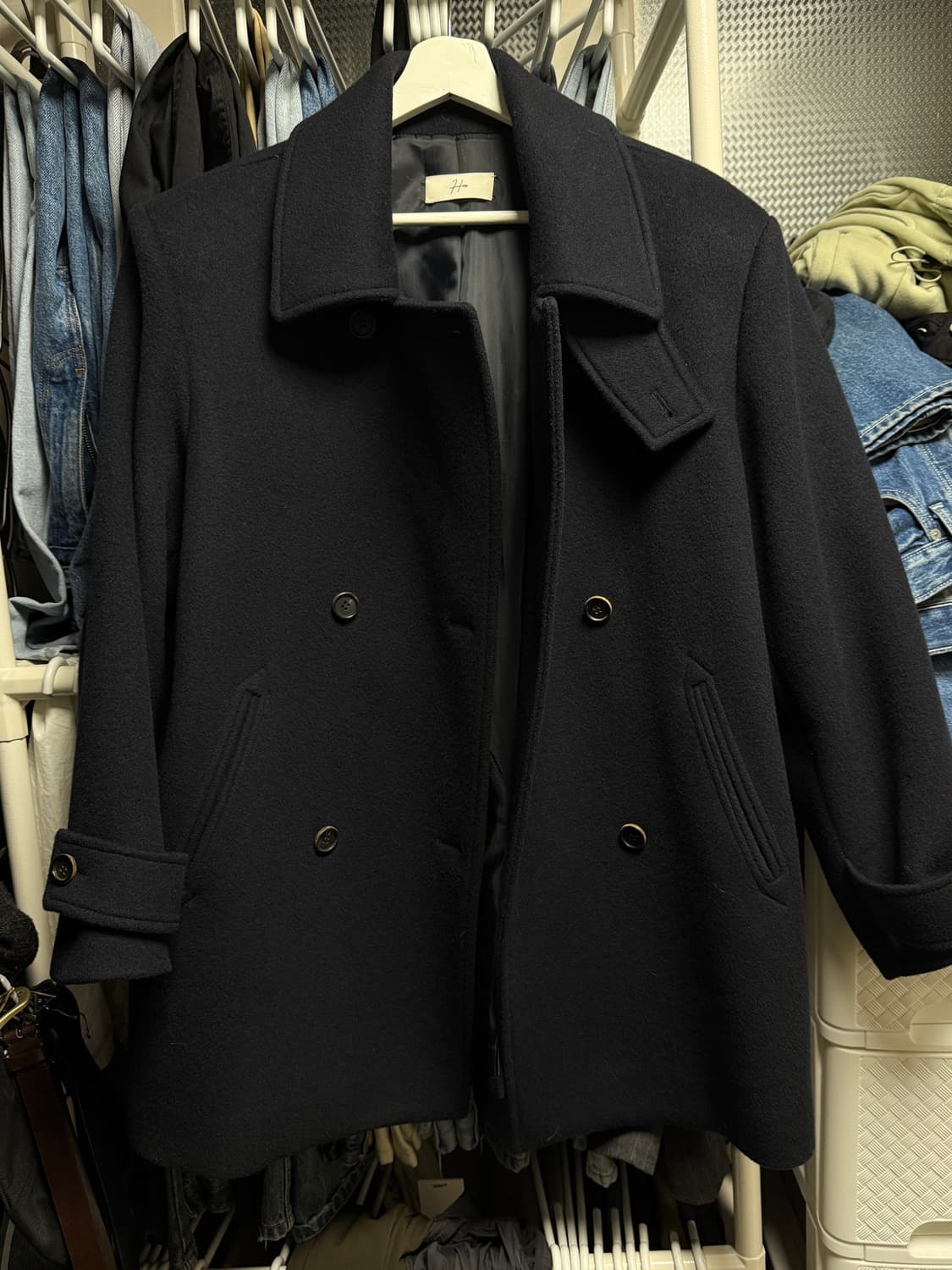 헤즈 hess 클래식 피코트 상품이미지2