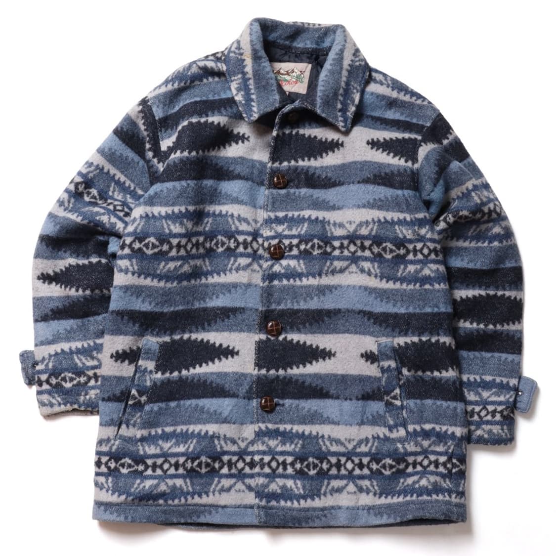 Vintage Nordic Pattern Wool Coat 

 상품이미지2