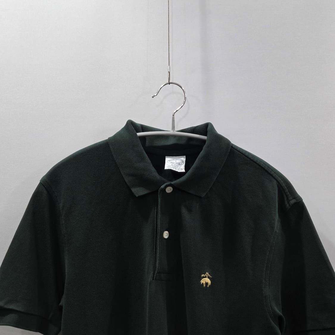 브룩스브라더스 피케 카라 반팔티 딥그린 S 상품이미지2