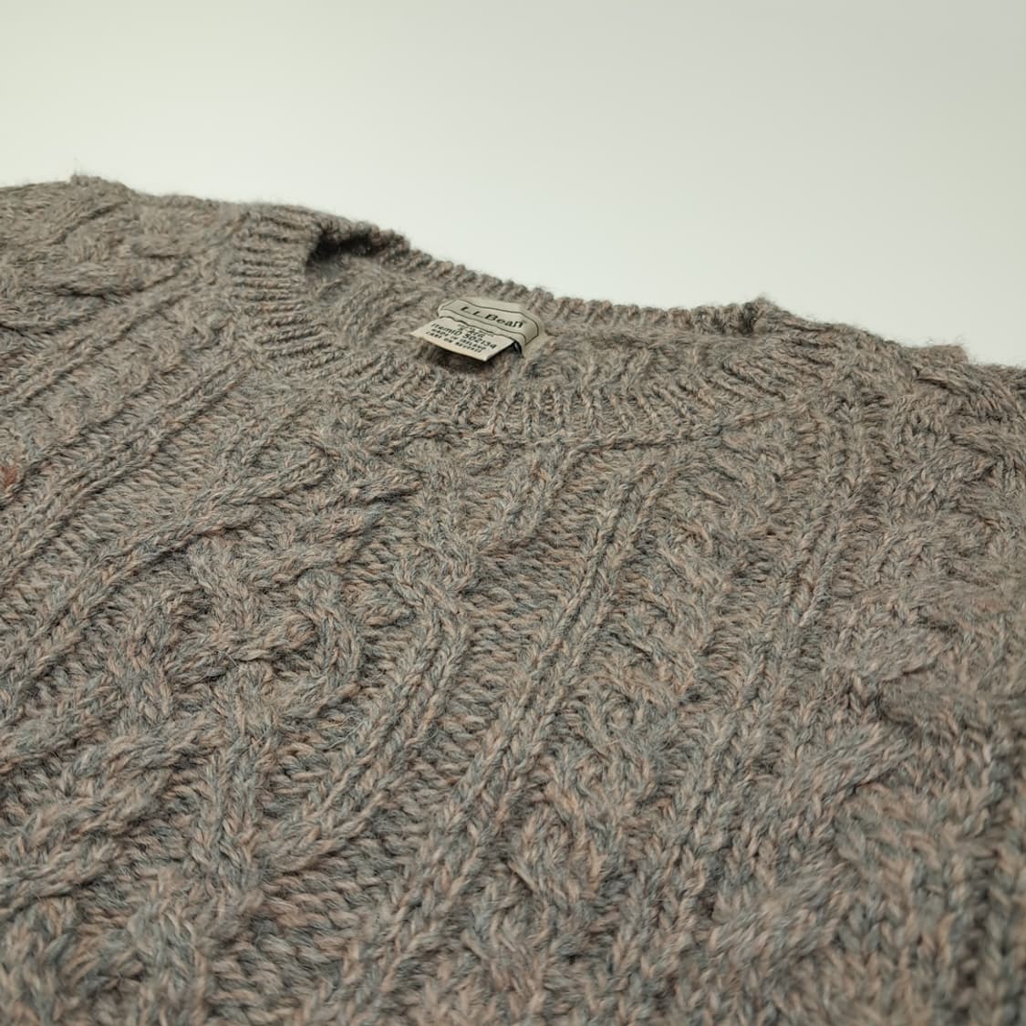 CL067 S 엘엘빈 Made in Ireland 피셔맨 케이블 멜란지 상품이미지4