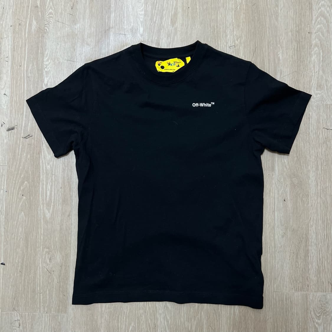 오프화이트 키즈 로고 라운드 반팔티 10사이즈  상품이미지1