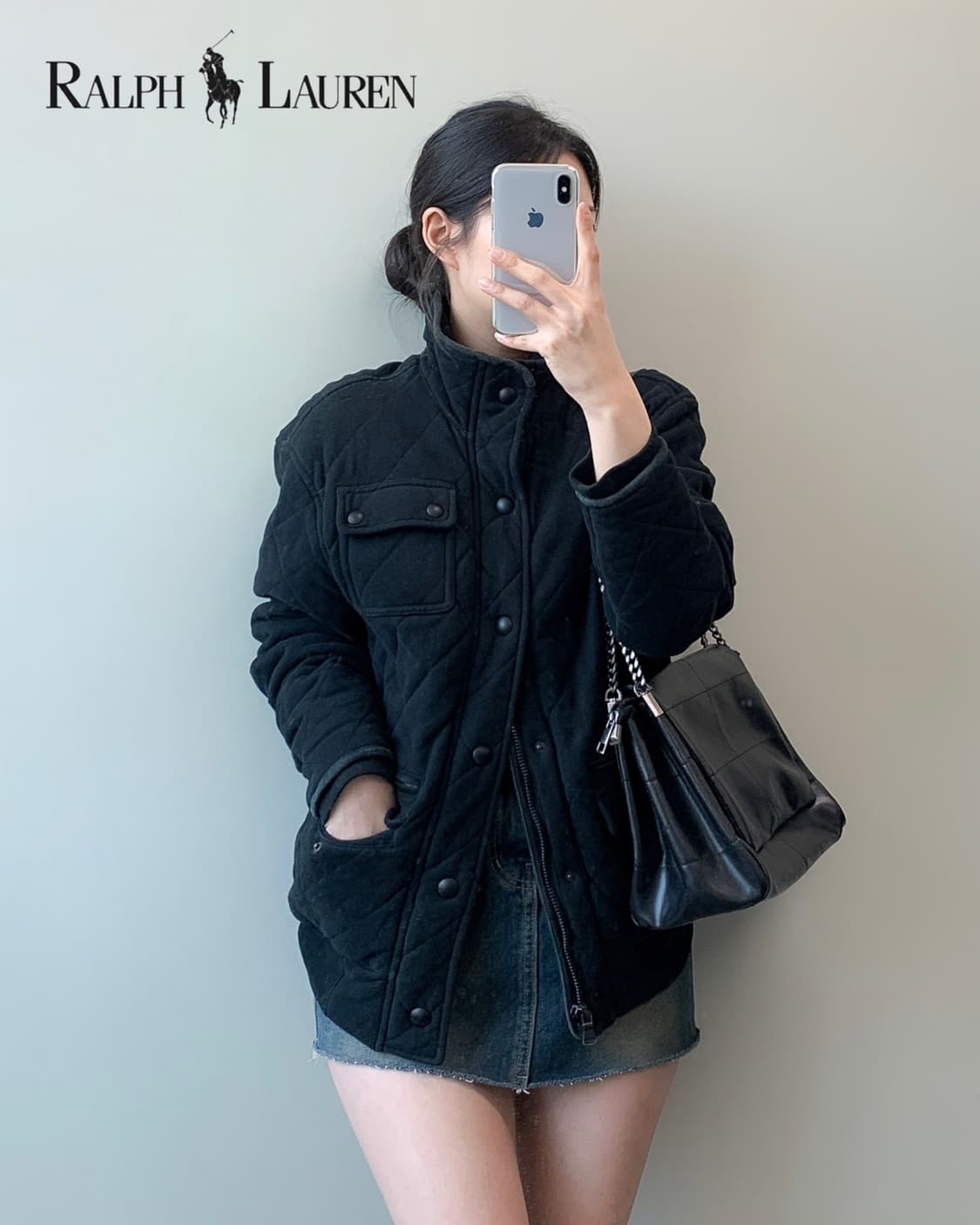 폴로 퀼팅 봄버 자켓 상품이미지3