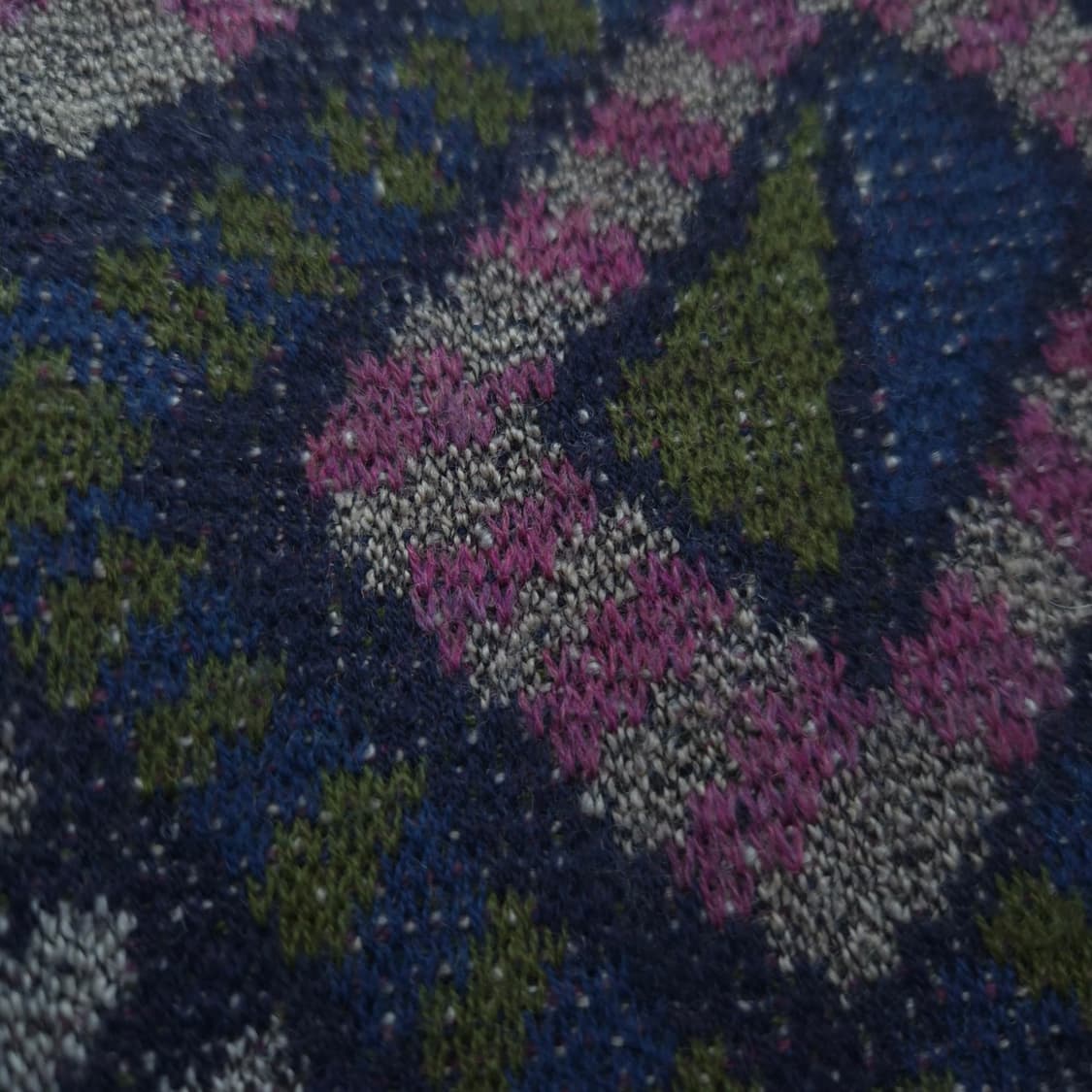 유니크 아트패턴 니트조끼 베스트 남녀공용  상품이미지7