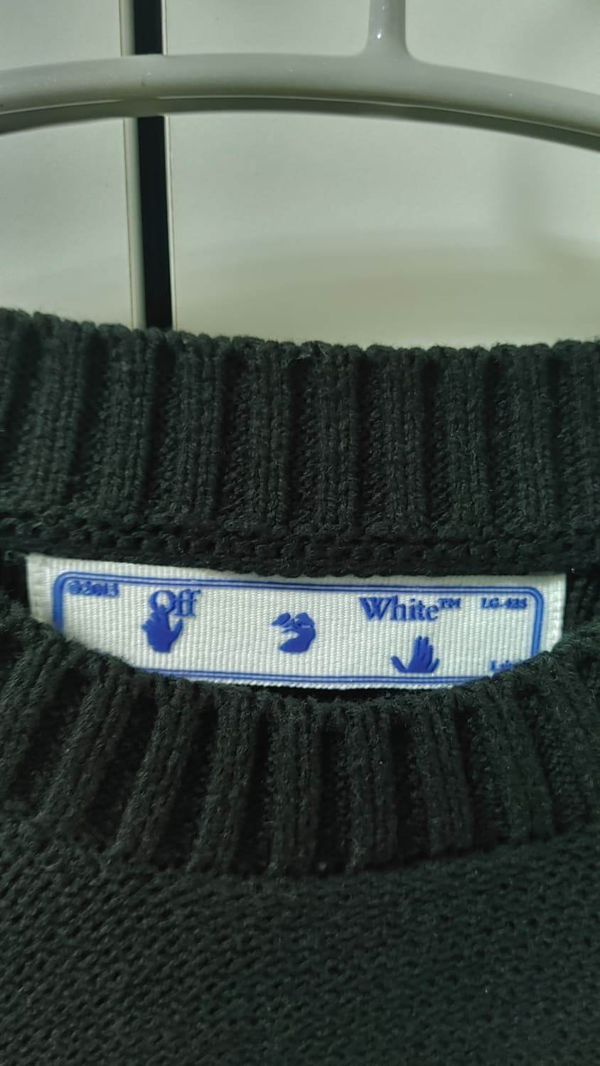 오프화이트 니트 L 상품이미지3