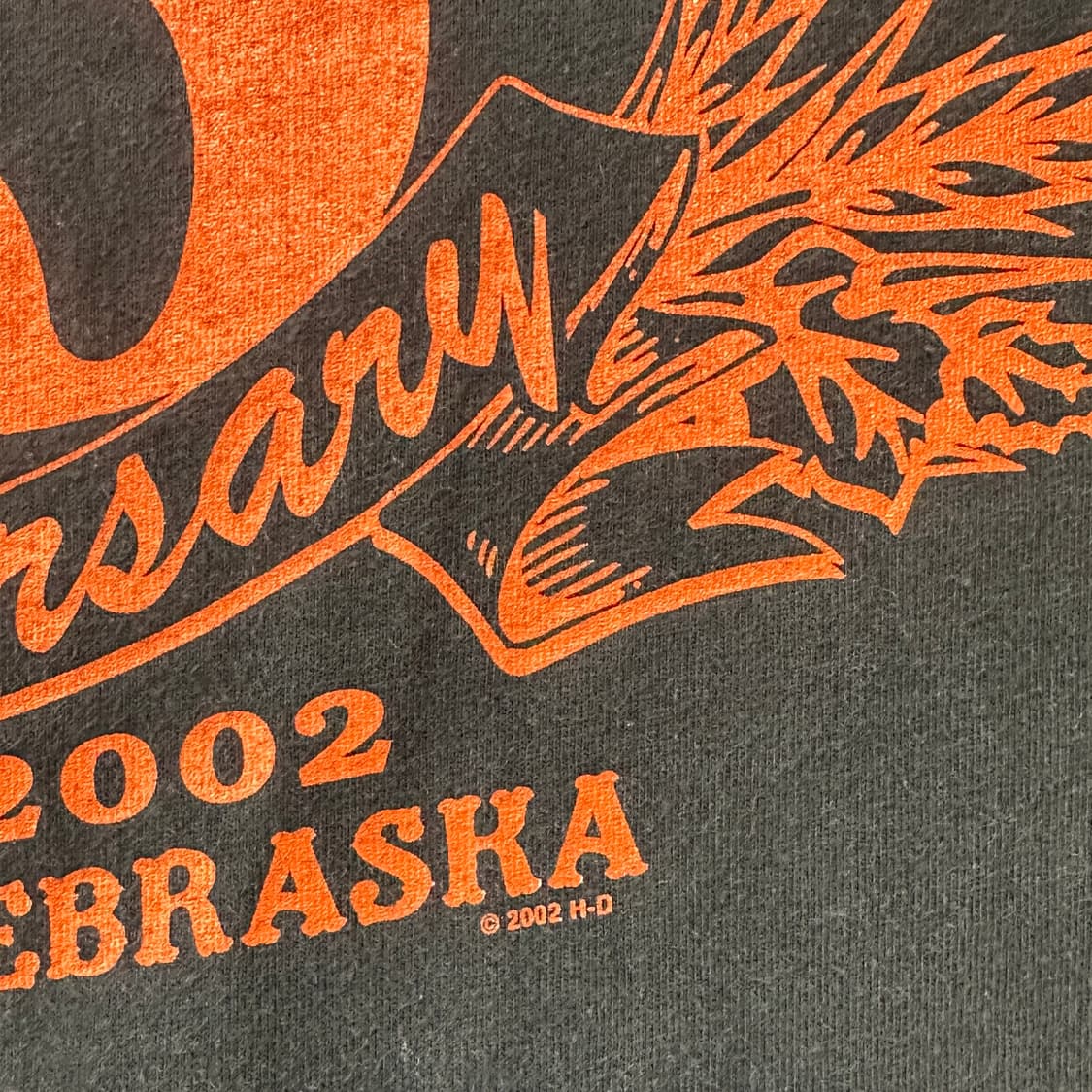 Early 00s USA 할리데이비슨 라이트닝 티셔츠 XL 상품이미지7