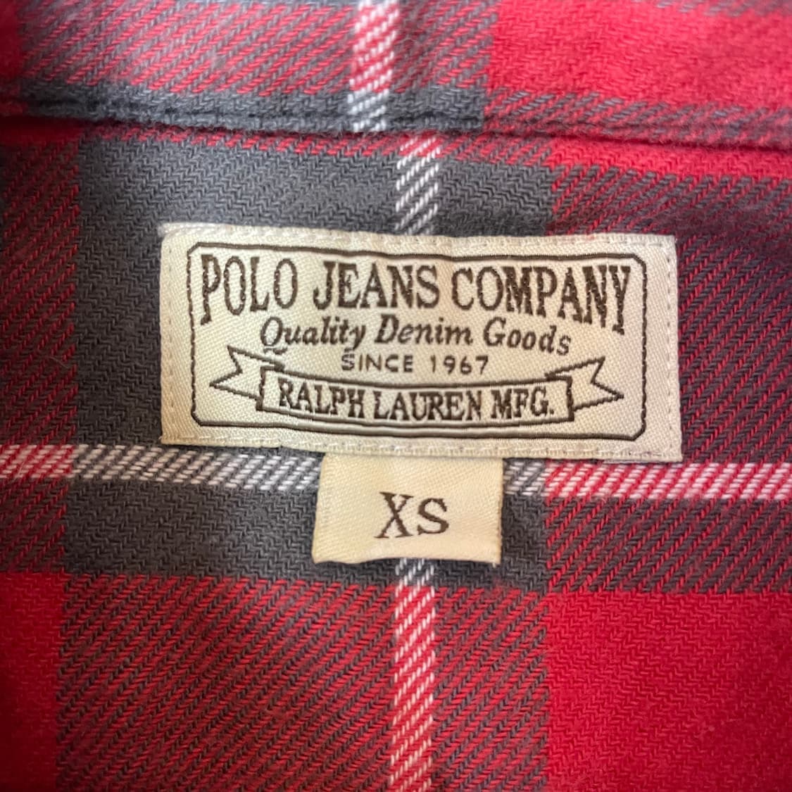 폴로 진스 투포켓 y2k 웨스턴 긴팔 셔츠 XS 상품이미지5