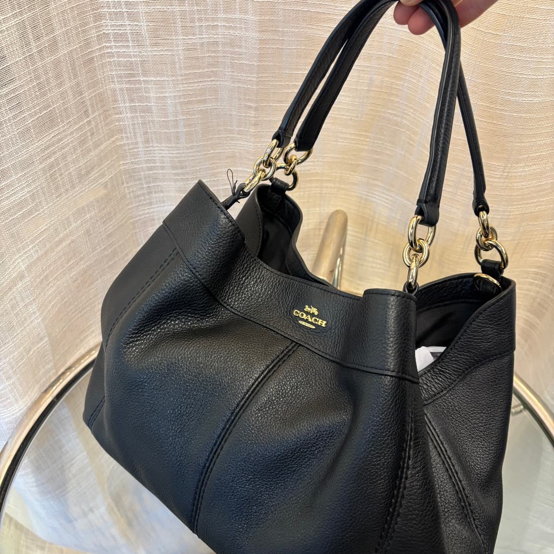 정품 코치 가죽 토트백      상품이미지6