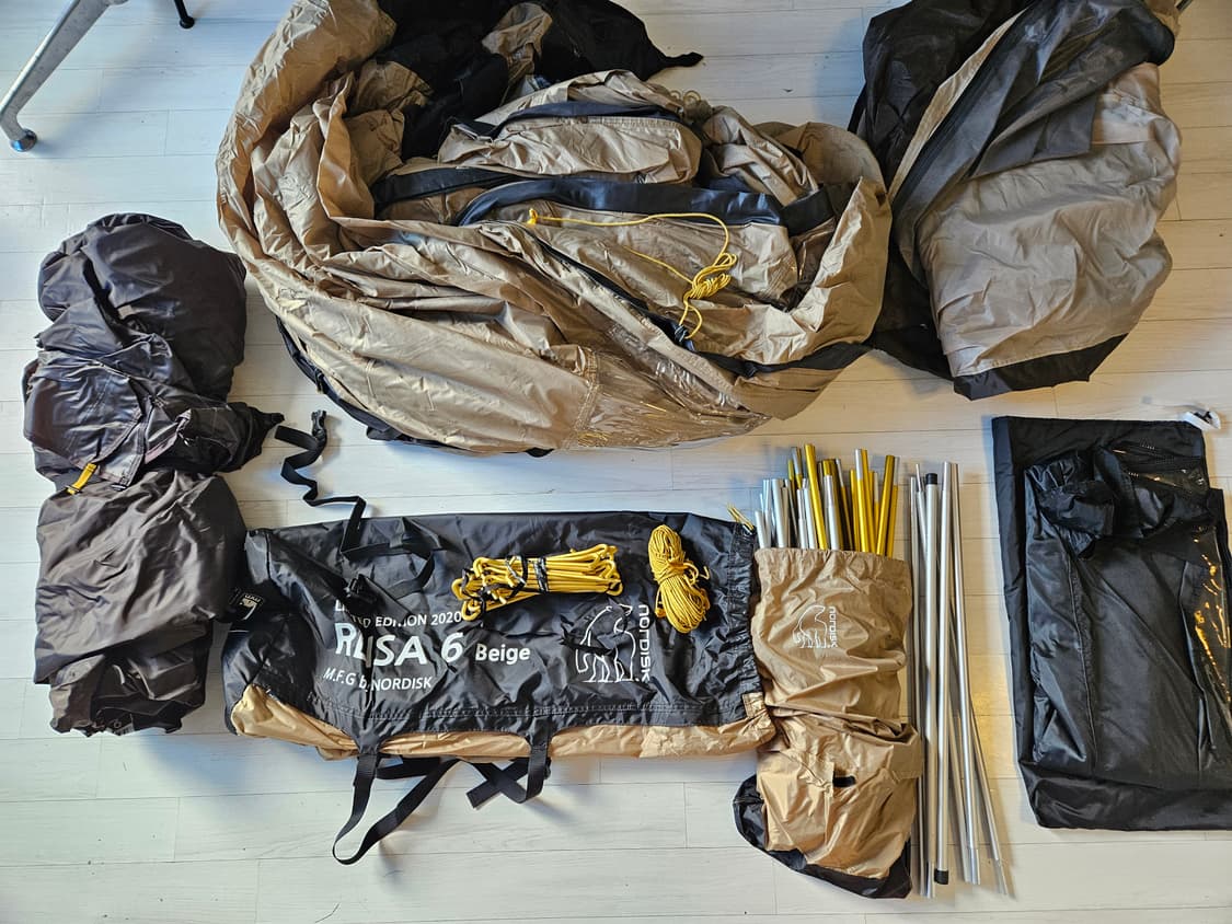 노르디스크 레이사6 Reisa 6 리미티드 베이지 텐트 상품이미지2