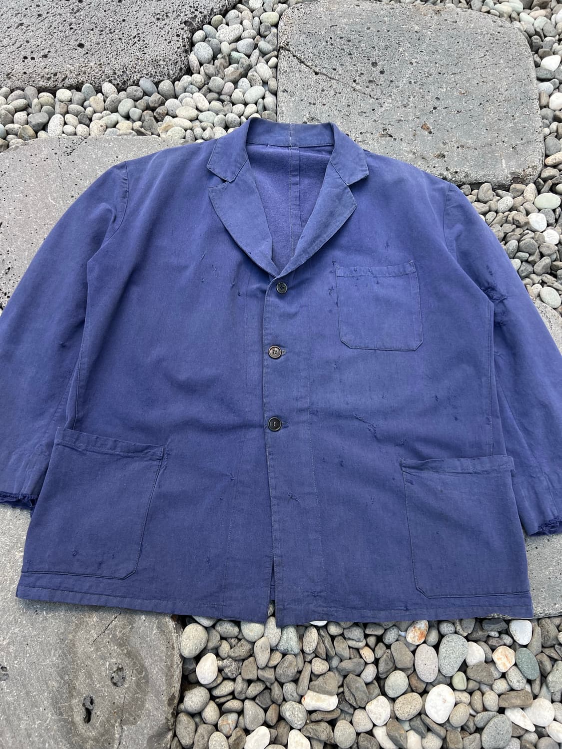 OLD VINTAGE FADED DISTRESSED 프렌치워크자켓 상품이미지3