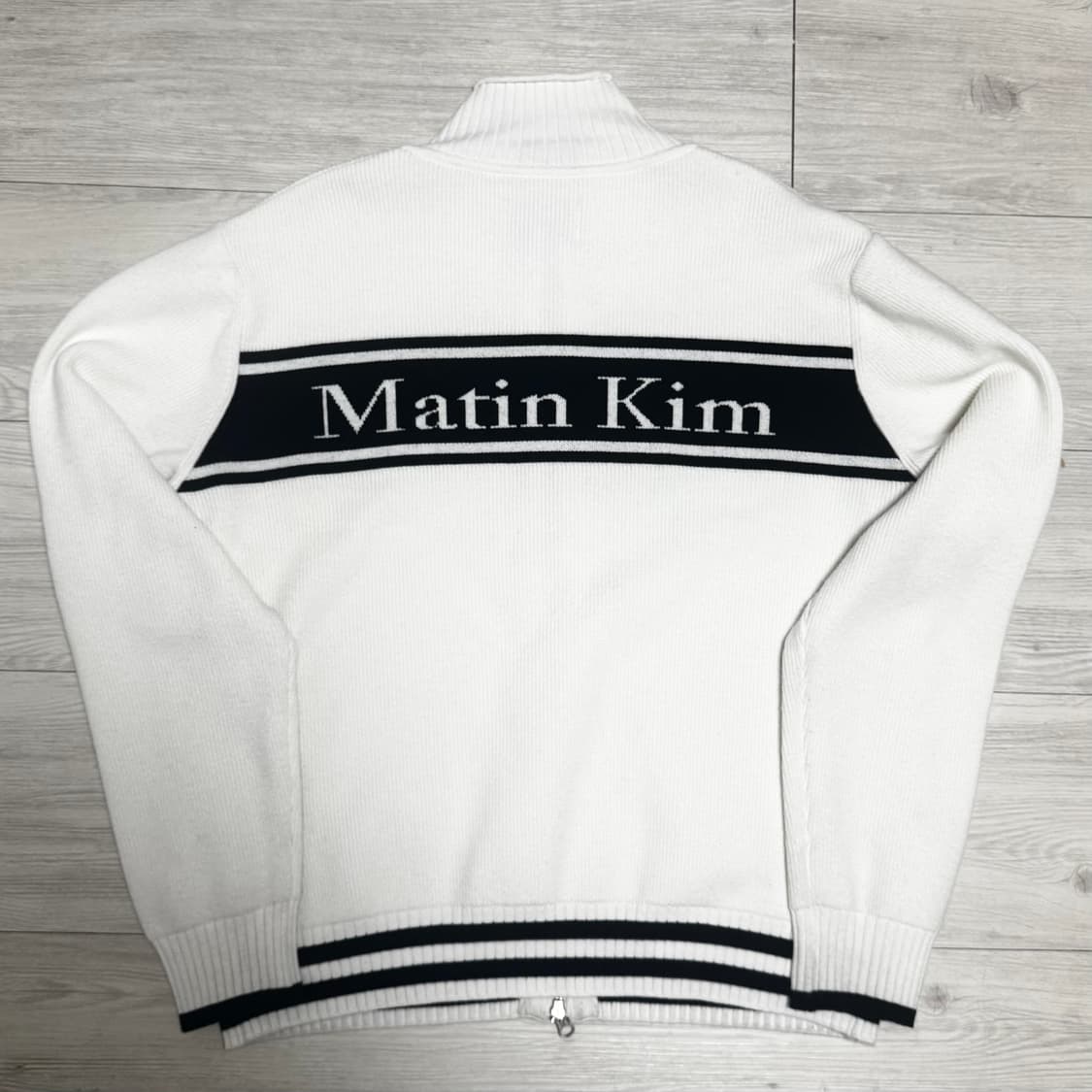 마뗑킴 스펠포인트 니트집업 상품이미지1