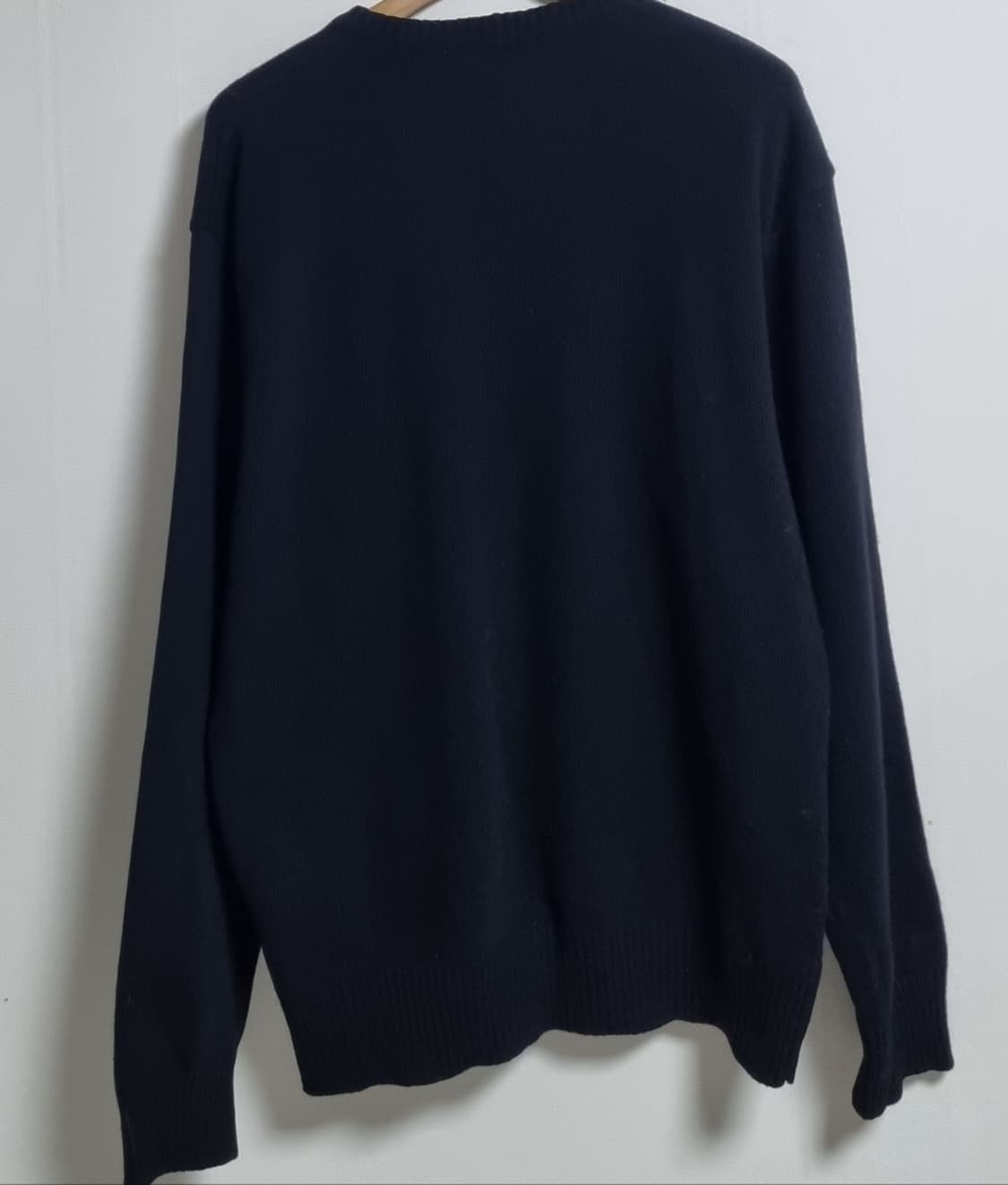 XL (105) 아이스버그 블랙 울100% 니트 상품이미지2