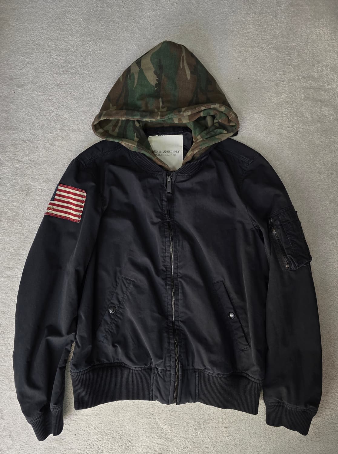 폴로랄프로렌 데님 앤 서플라이 카모 성조기 도킹 자켓 상품이미지2