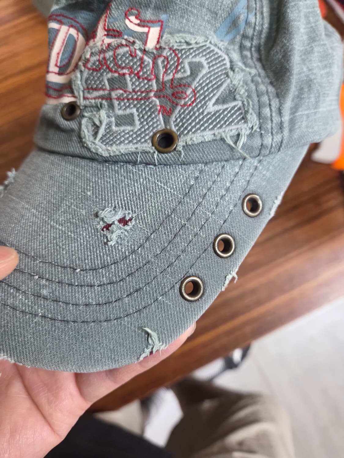 본더치 빈티지 스터드 데미지 모자 프리 상품이미지8