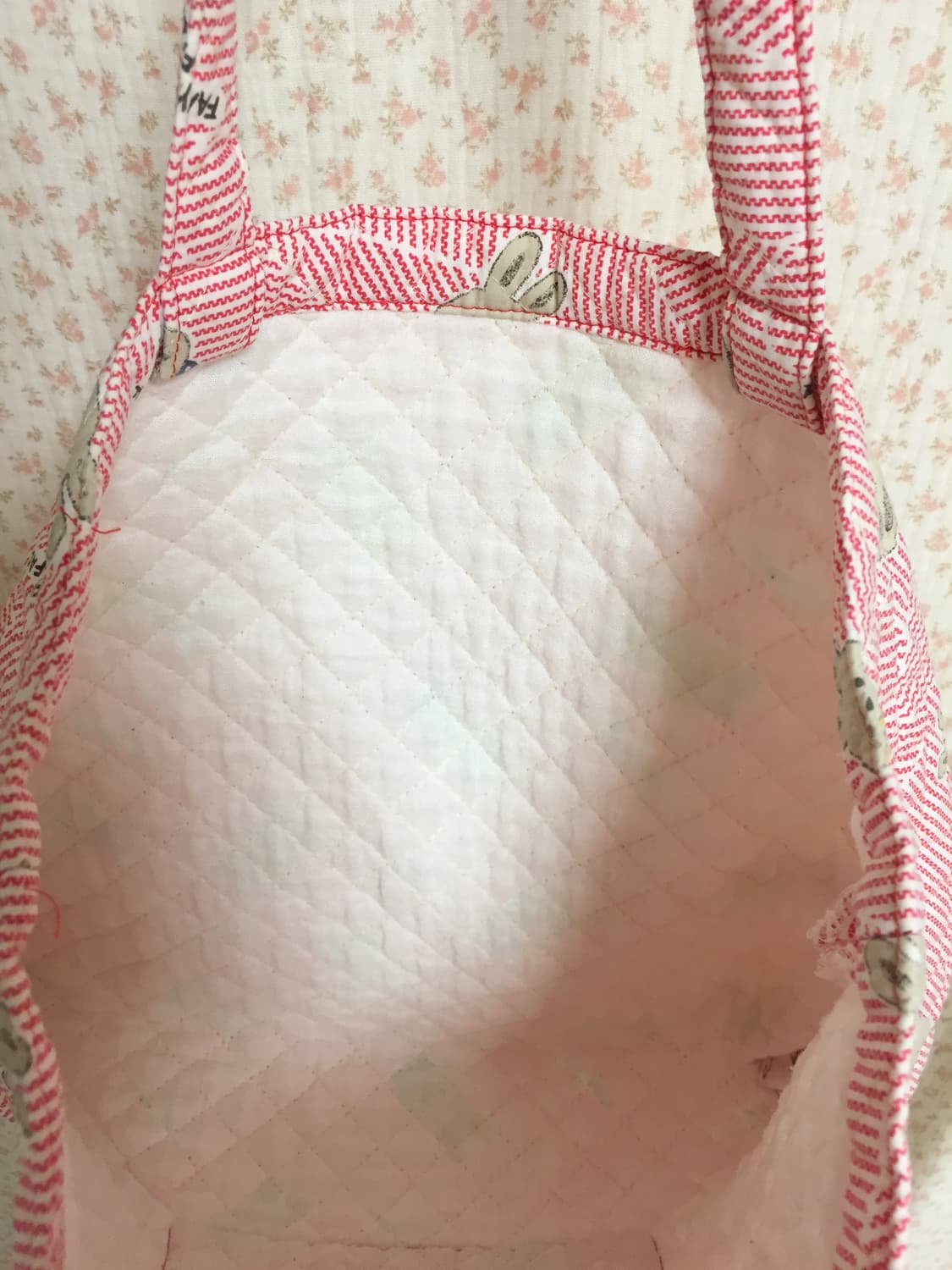 빈티지 모리걸 토끼 토트백 상품이미지2