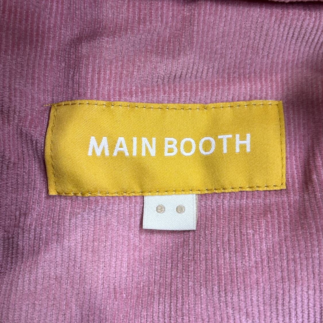 메인부스 덕다운 코듀로이 스노우 파카 핑크 롱 패딩 M 상품이미지7