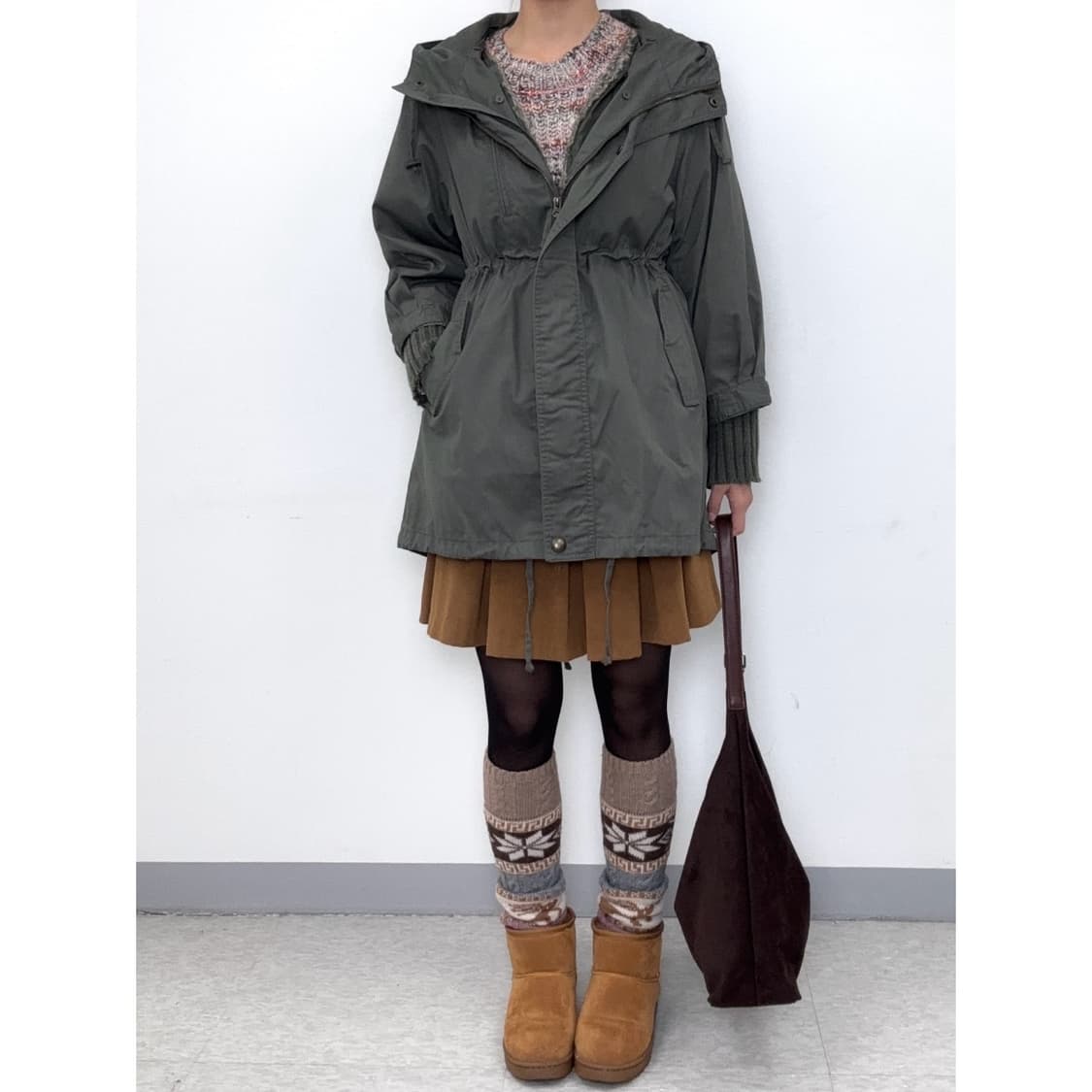 빈티지 하이넥 야상 자켓 상품이미지4