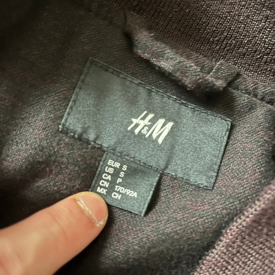 H&M 퀼팅 봄버 블루종 자켓 상품이미지6