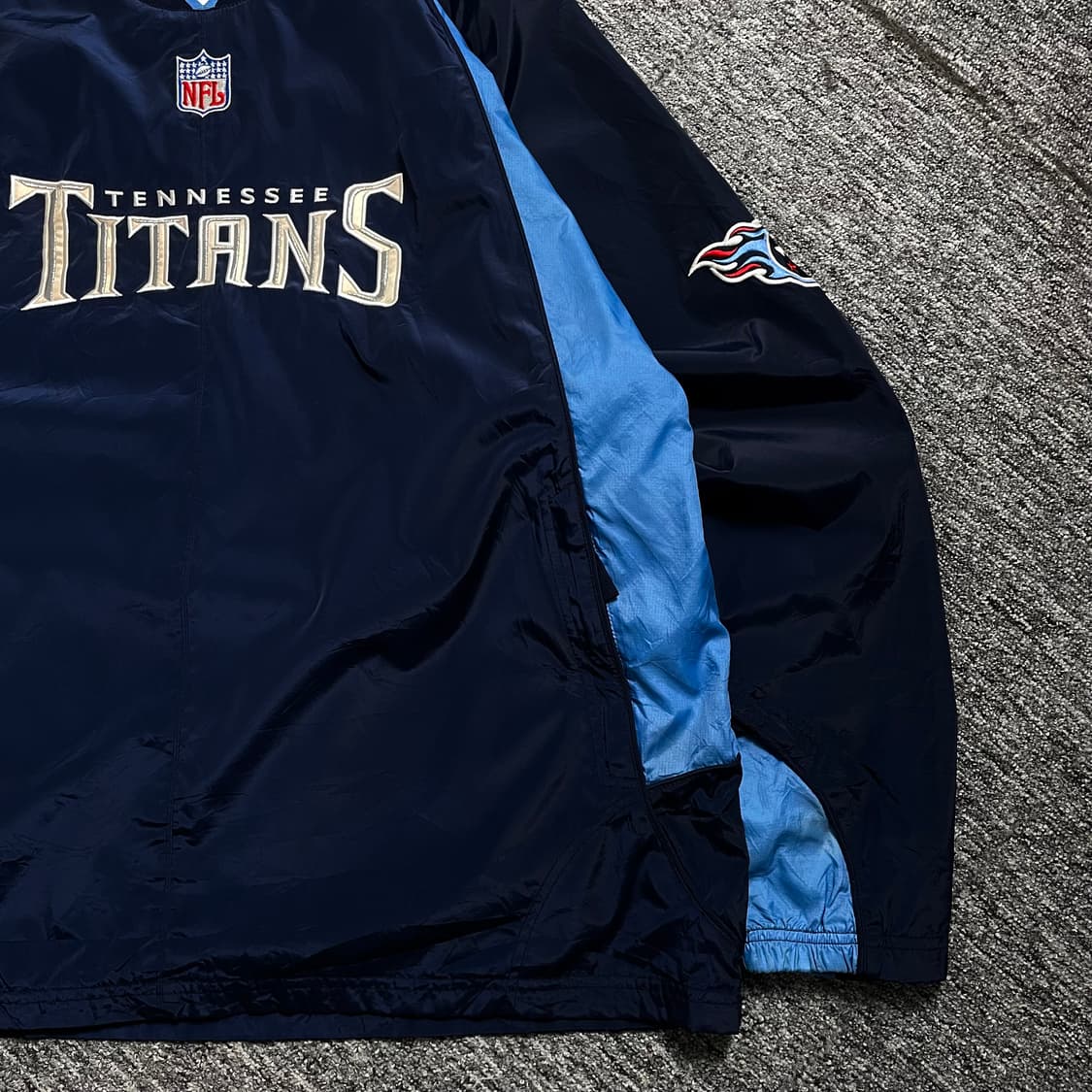 00s 리복 NFL 테네시 타이탄스 올드스쿨 바시티 웜업y 2256 상품이미지3