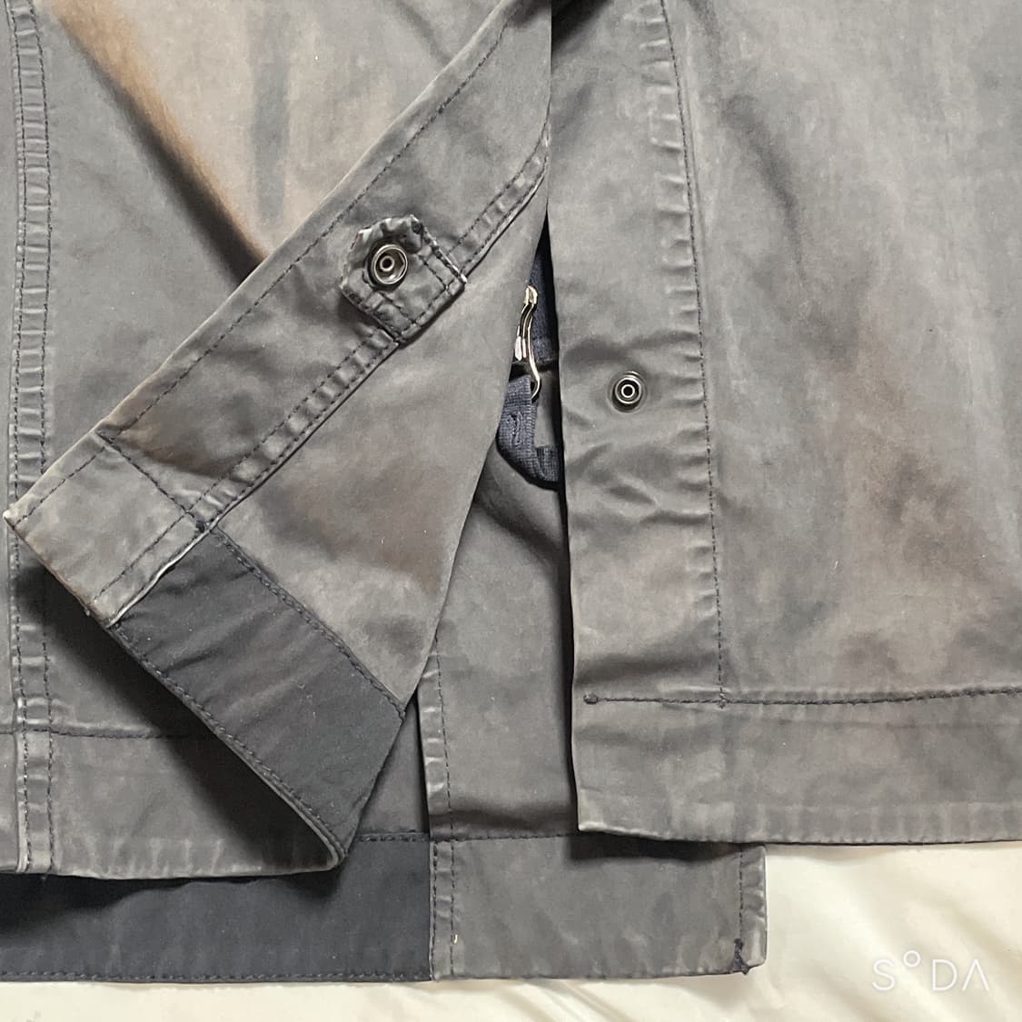 스톤아일랜드 왁스 코트 그레이 상품이미지8