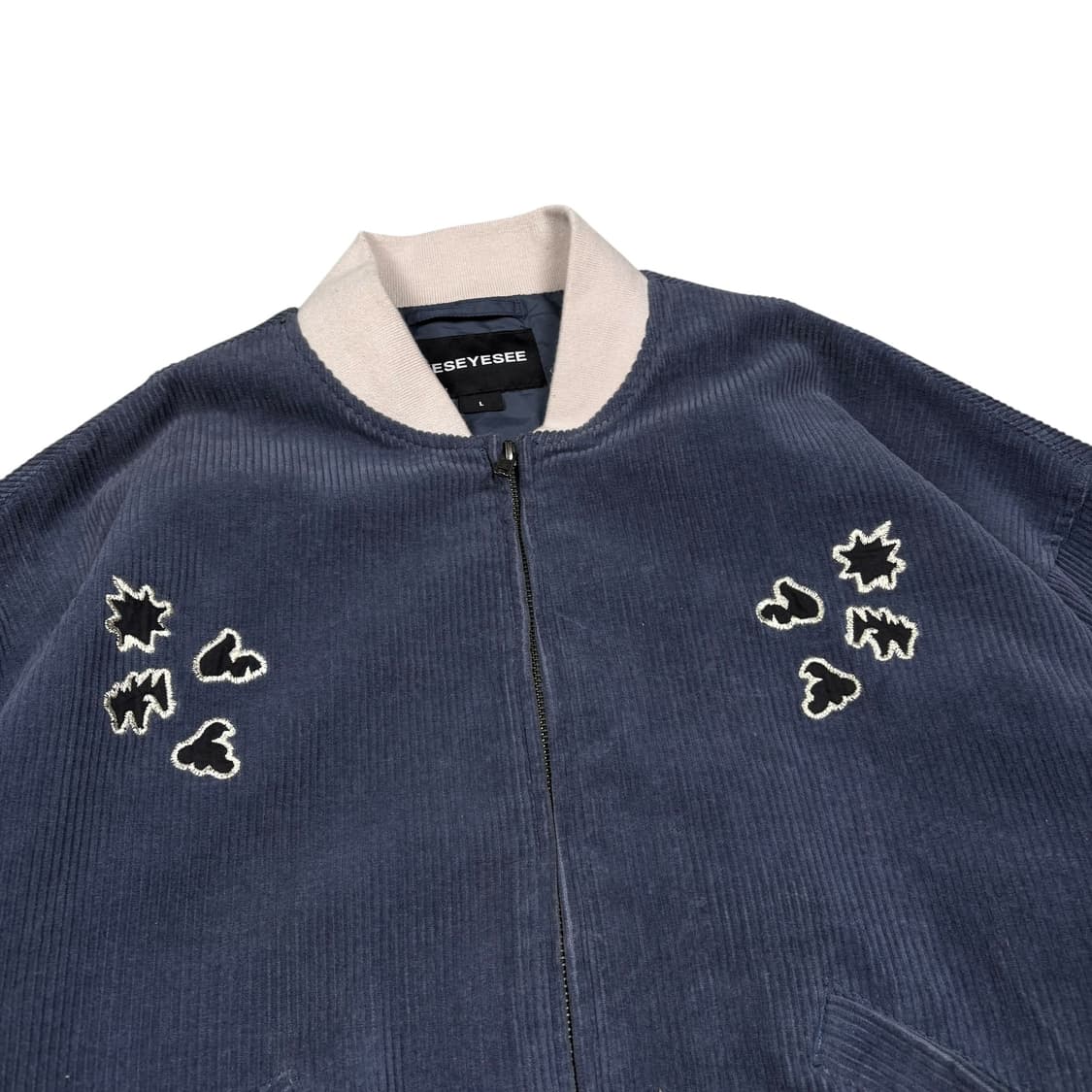 예스아이씨 네이비 코듀로이 바시티 상품이미지2