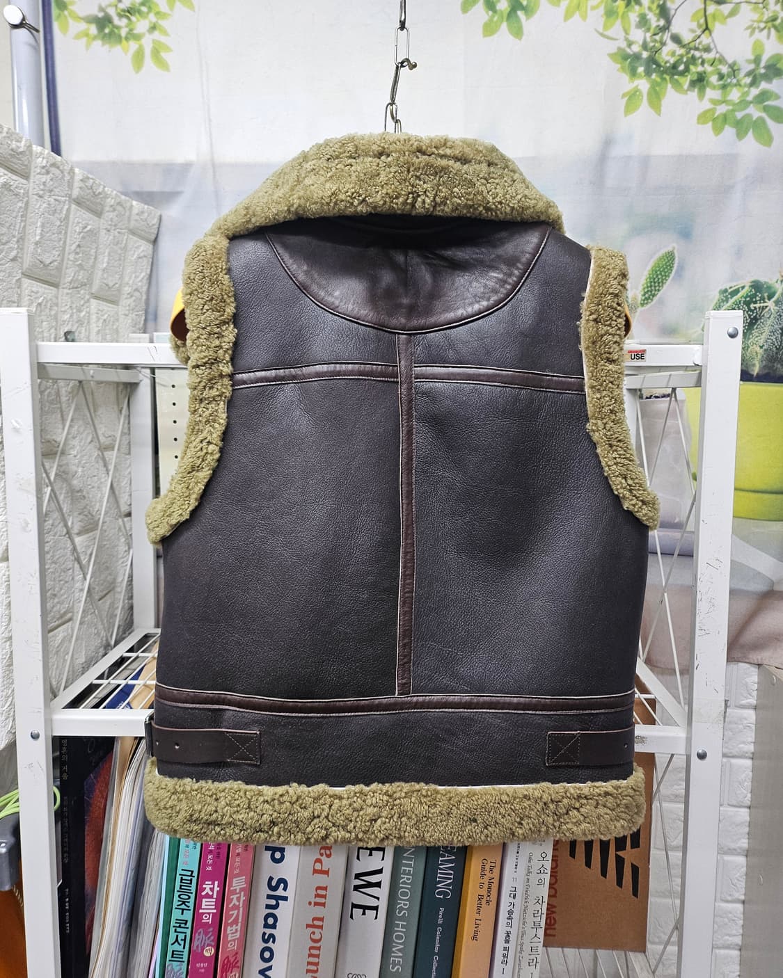 산드로 여성 무스탕조끼 55 양가죽조끼 AD03 상품이미지3