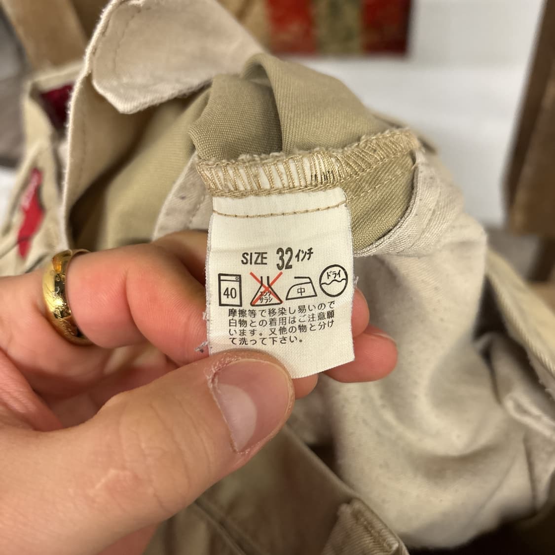 00s 리바이스 레드탭 레귤러 #503 베이지 치노팬츠 N768 상품이미지8