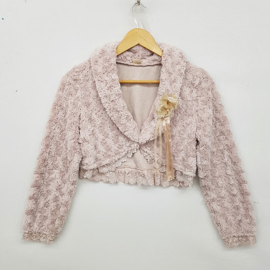 axes femme 후리스 크롭 자켓 상품이미지1