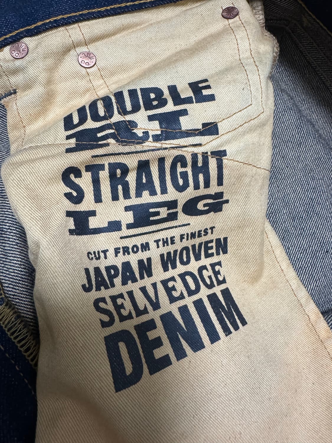 RRL 더블알엘 스트레이트 레그 셀비지 데님 32x30 상품이미지5