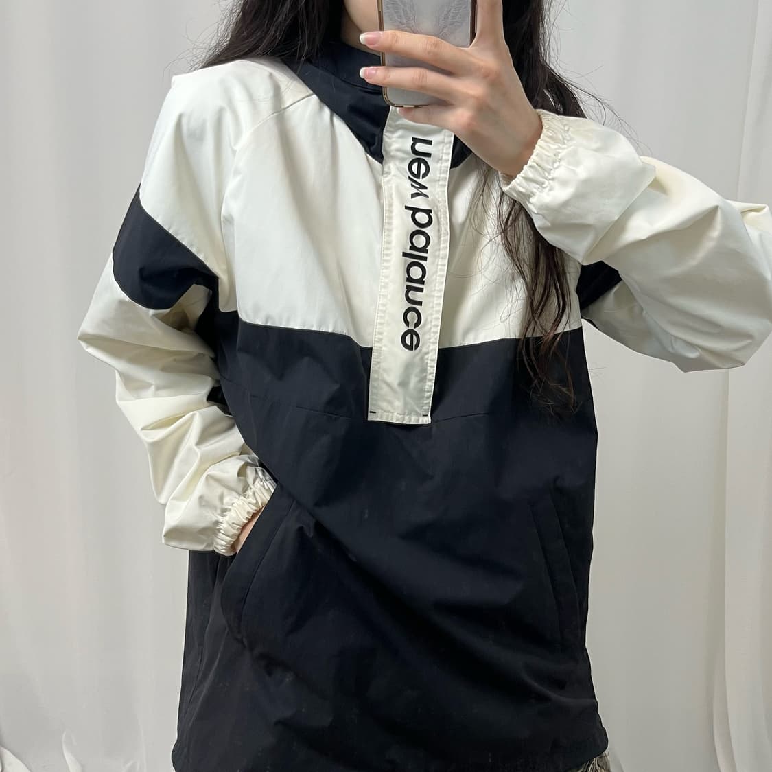 New Balance black & white anorak 상품이미지3