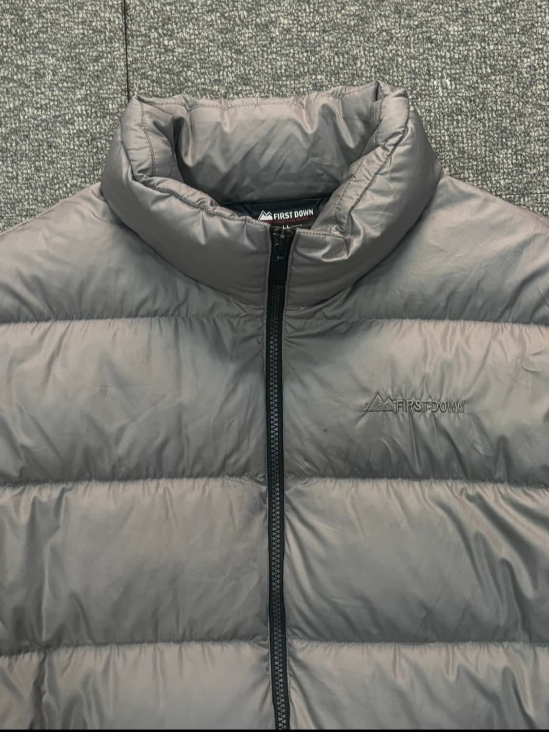 퍼스트다운 그레이 패딩 100 상품이미지3