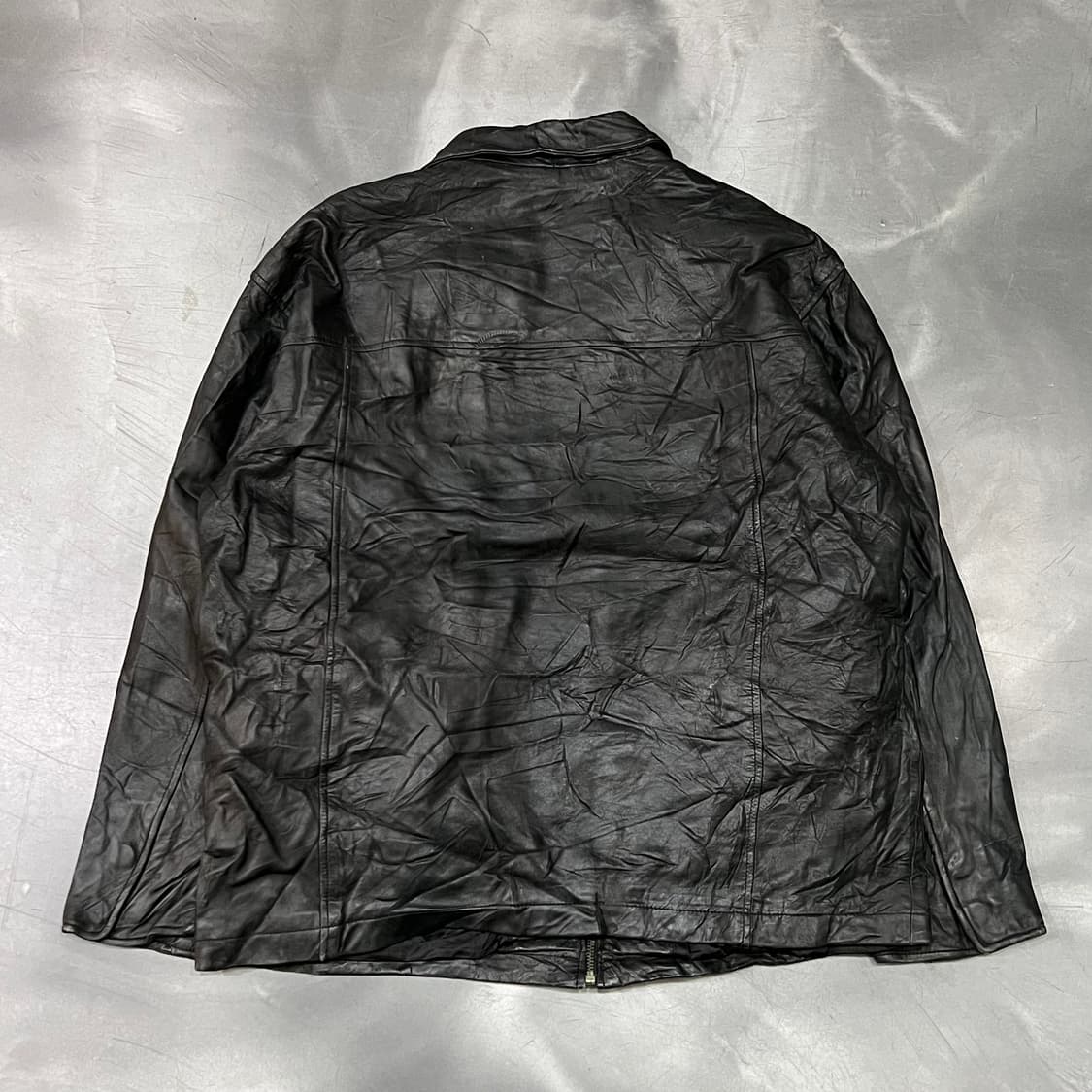  빈티지 리얼레더 자켓 y14976 상품이미지2