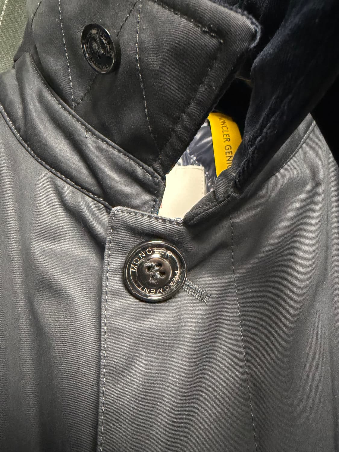 [3] 몽클레어 x 프라그먼트 지니어스 백스테이지 롱 코트 패딩 블랙 상품이미지2