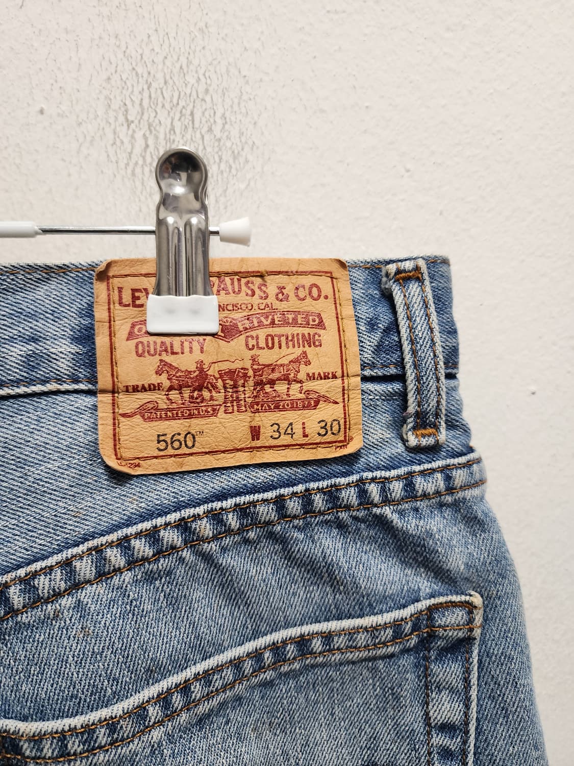 00s 리바이스 560 빈티지 연청 외이드 청바지 상품이미지3