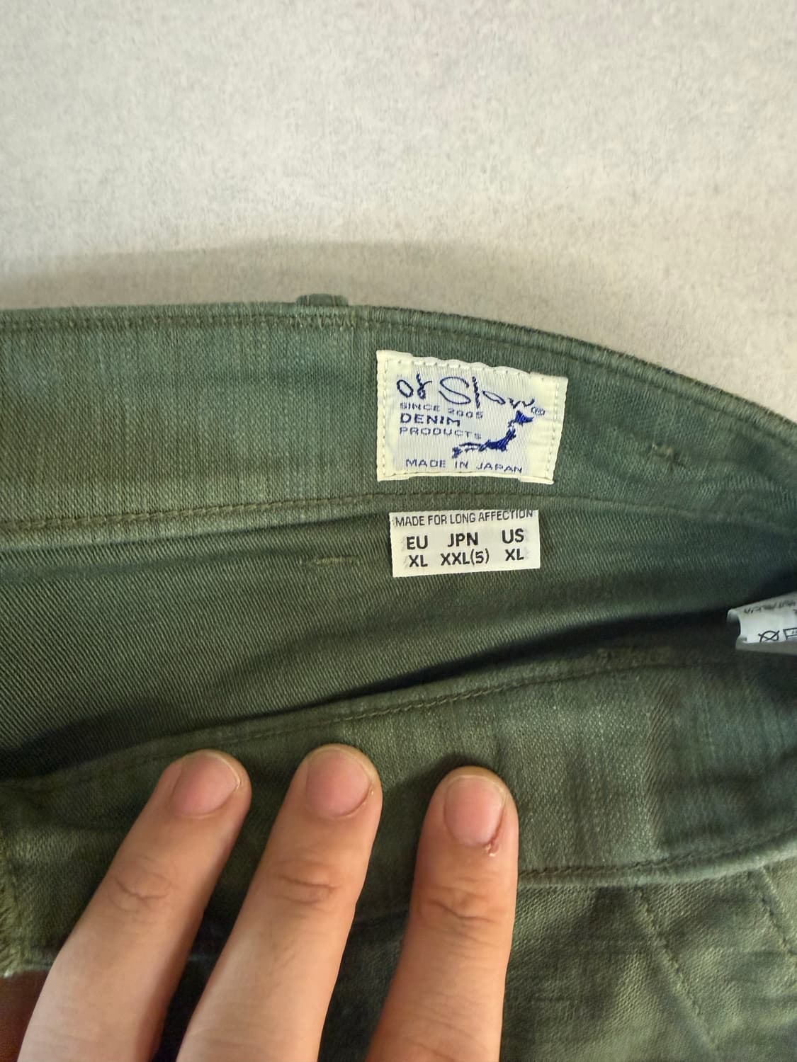 오어슬로우 퍼티그 팬츠 5사이즈 상품이미지4