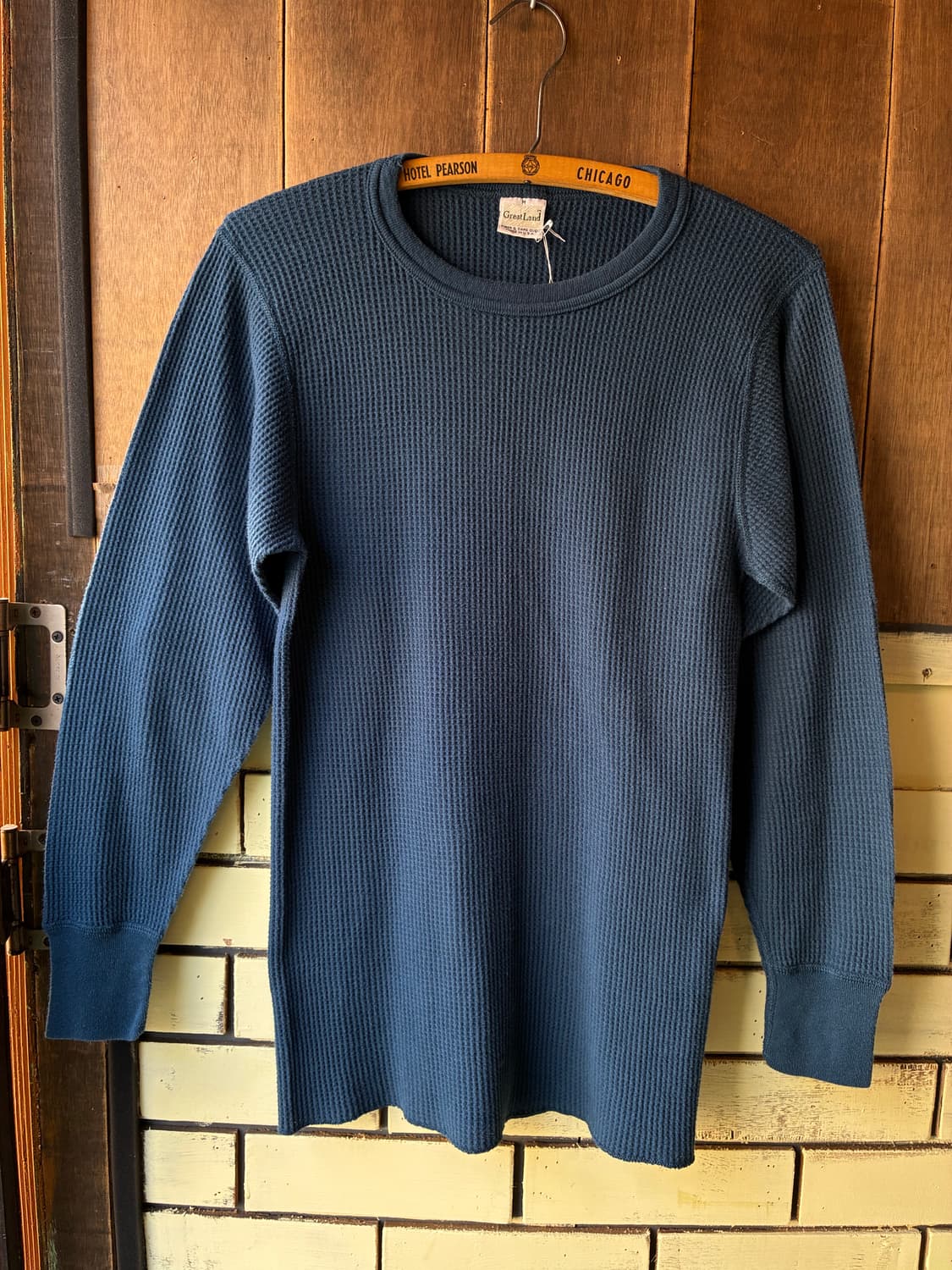 80~90’s Vintage  Waffle Thermal Tee 상품이미지1