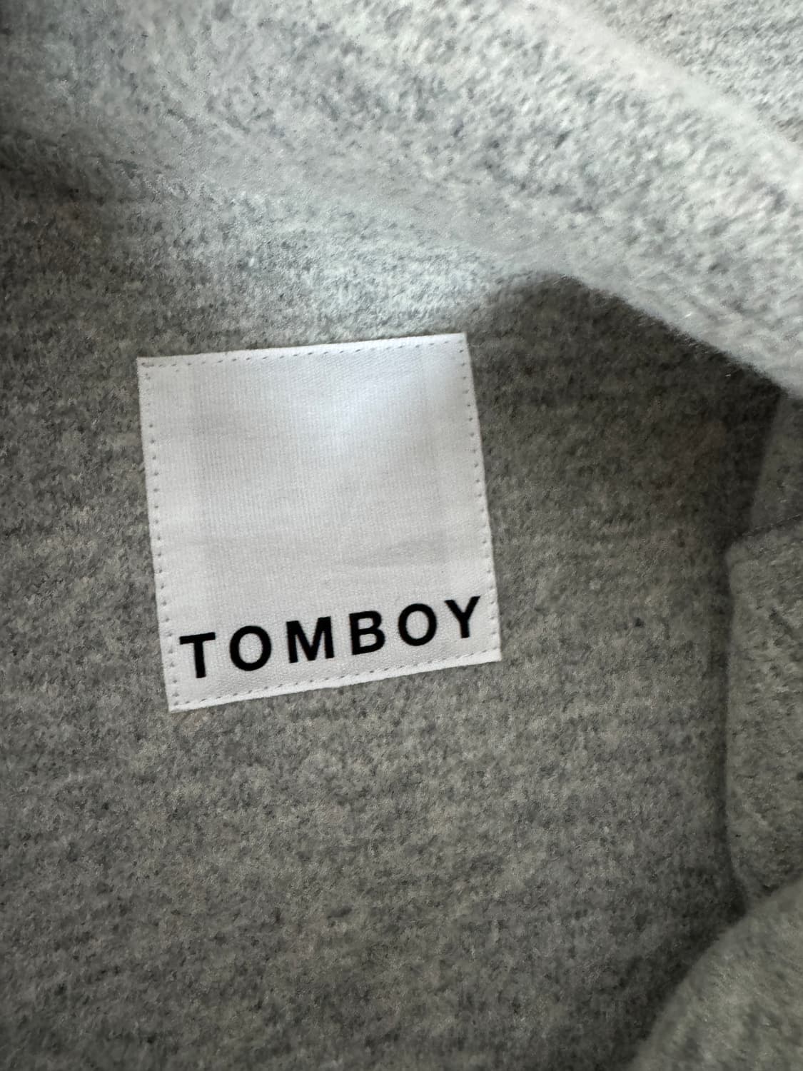 여성 톰보이 Tomboy 오버핏 투 버튼 싱글코트 상품이미지3