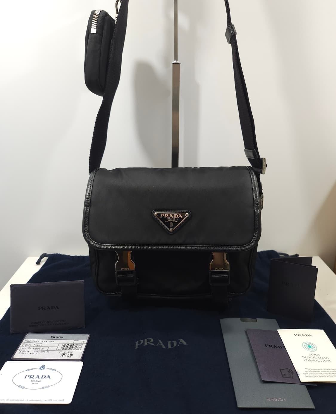 [정품]프라다 리나일론 사피아노 숄더백 멀티 크로스백 2VD034 상품이미지1