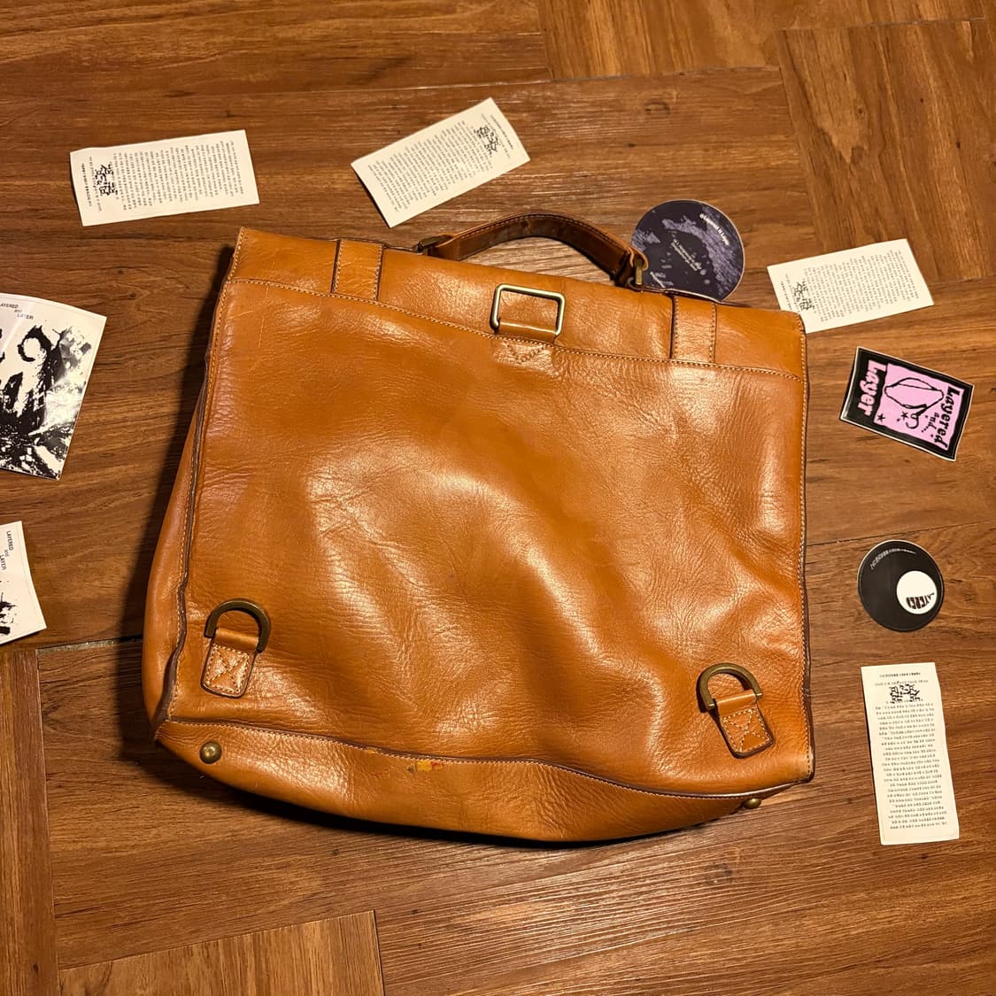 Mulberry 멀베리 레더 사첼 테드백 카멜 상품이미지2