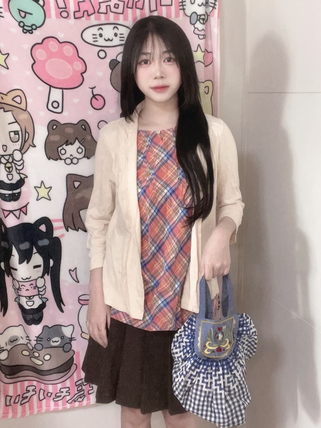 하구미 모리걸 블라우스 자수백 세트 상품이미지1