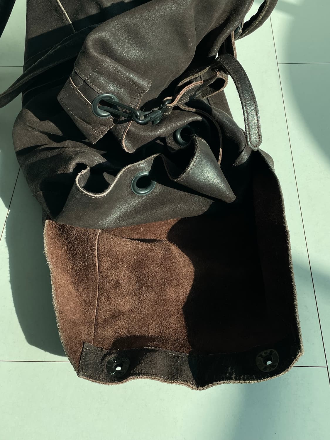 (RARE) Y’s FW06 레더 더플백 상품이미지4