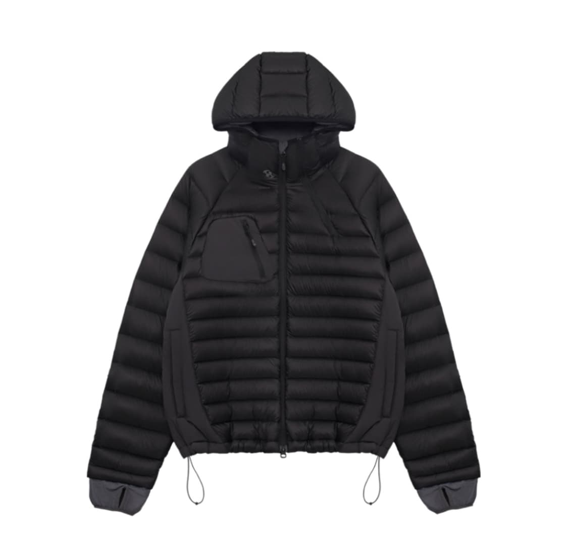 새상품) 산산기어 패널드 푸퍼 자켓 블랙 2 사이즈 상품이미지1