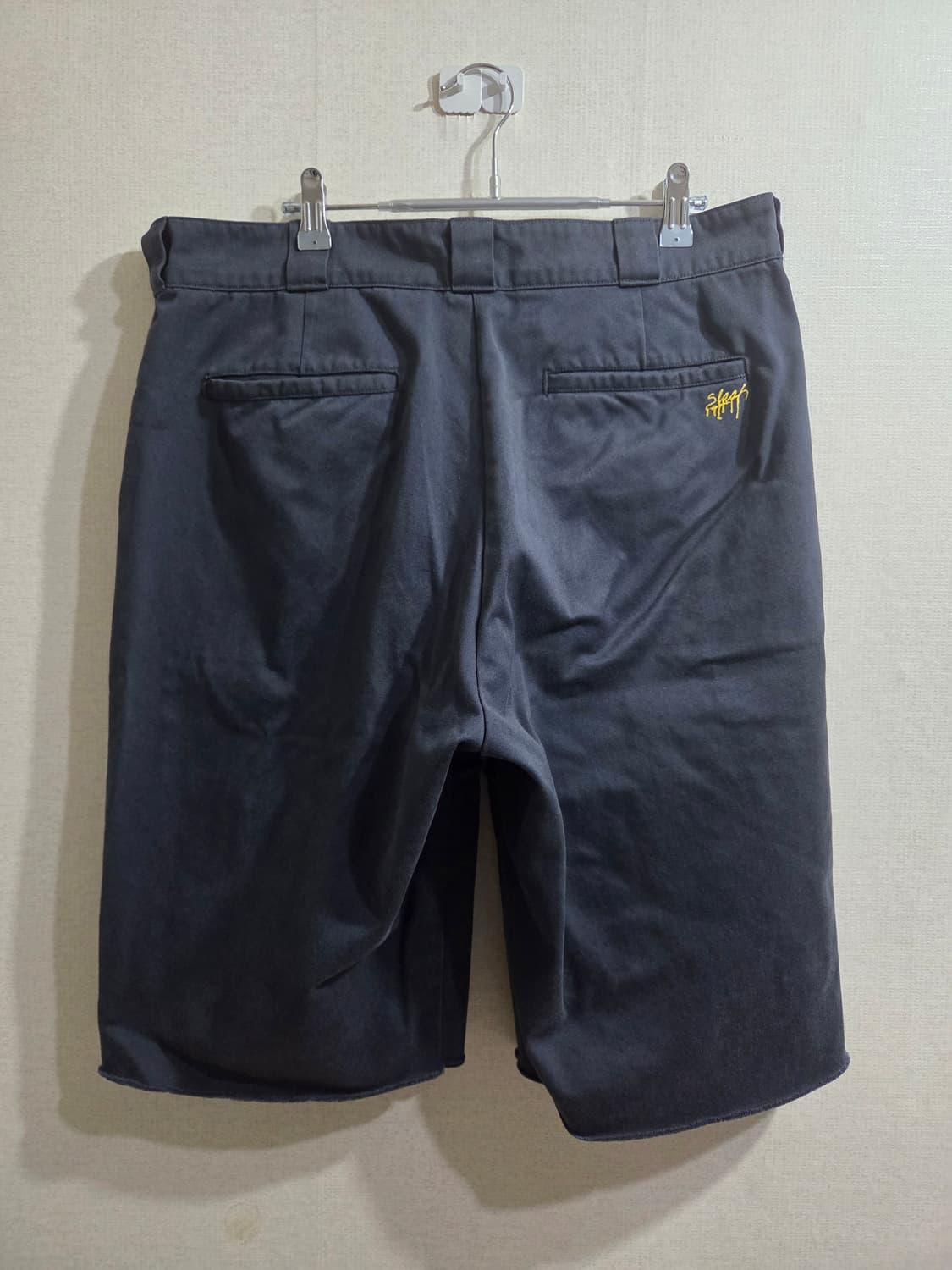 뤡코즈 디컷 더블니 쇼츠 네이비 2 상품이미지2